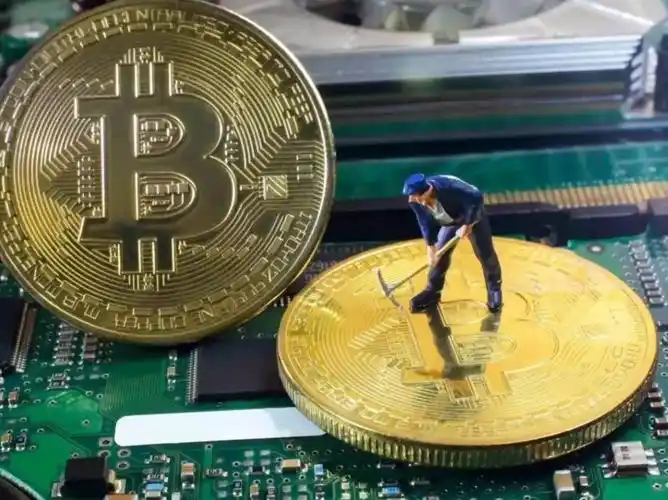 A modern mining farm with advanced cooling systems