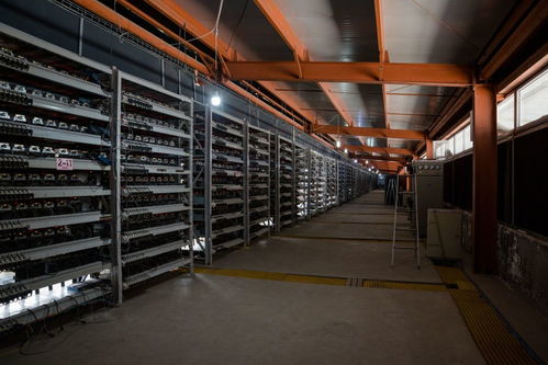 An illustration of a modern mining rig setup utilizing renewable energy sources for efficient and eco-friendly Bitcoin extraction